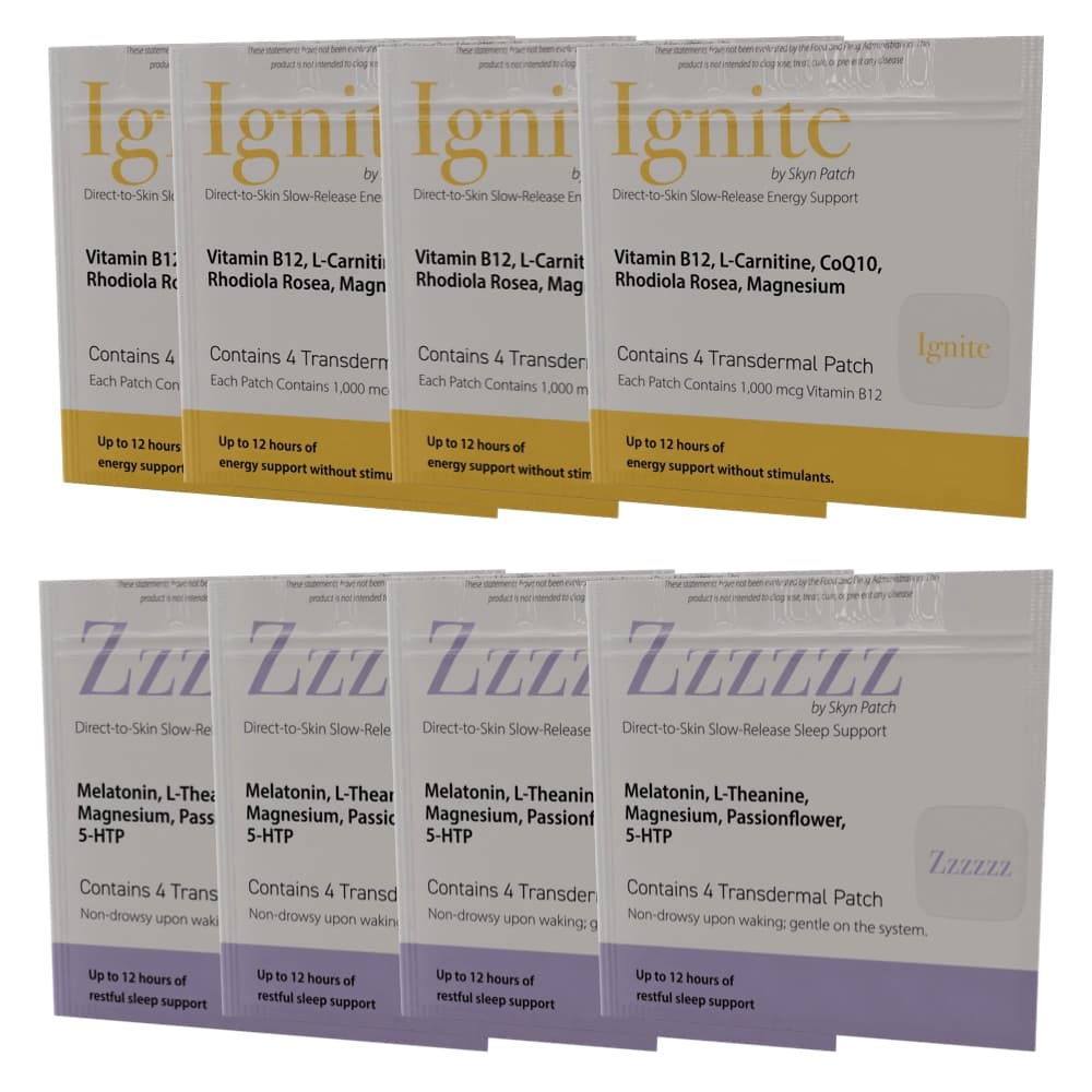 Energy & Sleep Patch Bundle - 6 Pack